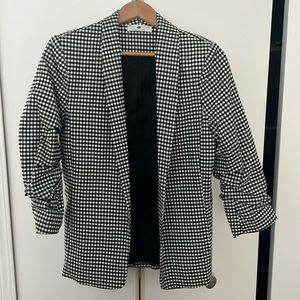 Black & white blazer